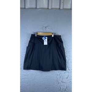 Gradual Skort Women Large Black New Athletic Tennis Golf Active Pockets